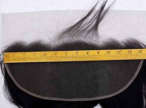 13x6 Lace Frontal Body Wave HD Transparent Frontal Ear to Ear 13x6 Lace Frontal Closure With Baby Hair Free Part 100% Virgin Human Hair Closure (16 Inch, 13×6 frontal)
