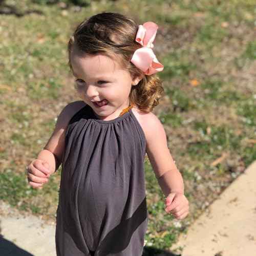 C?LLOT 40PCS 4.5 Inch Hair Bows for Girls Grosgrain Ribbon Toddler Hair Accessories with Alligator Clips for Baby Girls Toddlers Kids in Pairs