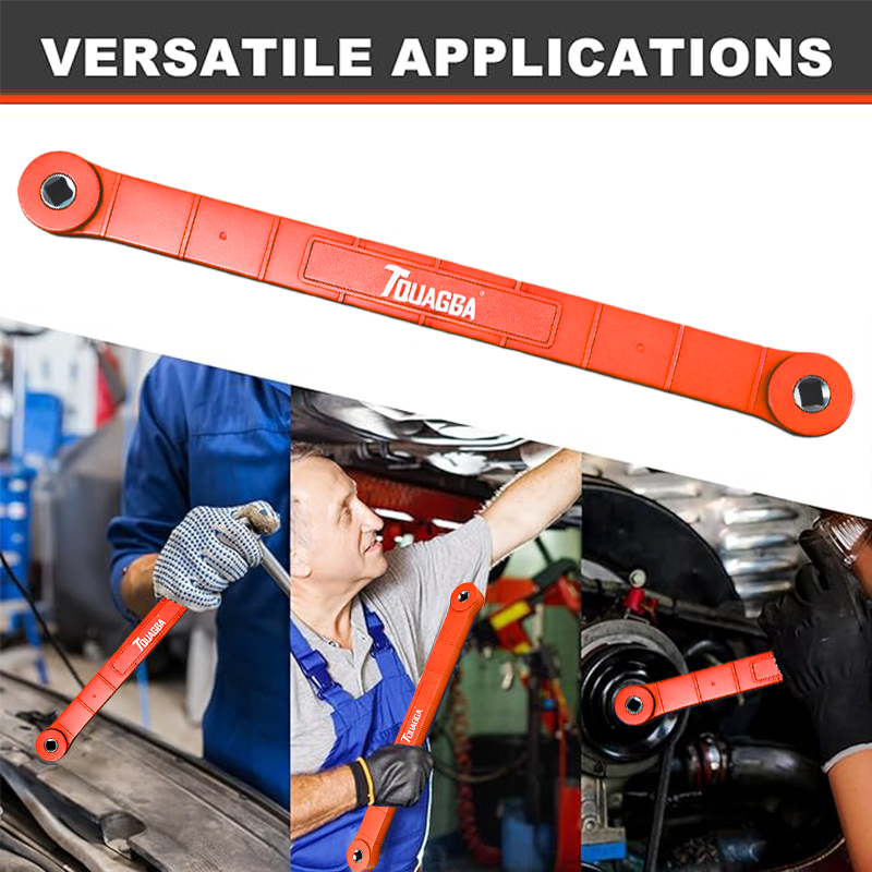 Offset Extension Wrench Set for Impact Tools - 3 Piece, Slim Profile, Heavy Duty