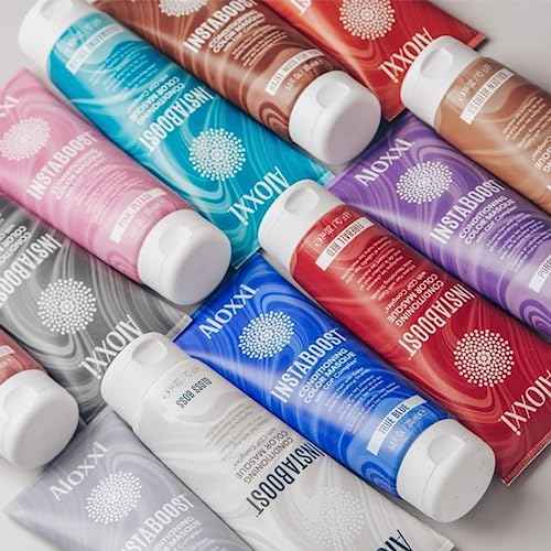 ALOXXI InstaBoost Conditioning Color Mask in Silver Fox, Deposits Silver Color and Deeply Conditions Hair, 6.8 Fl Oz