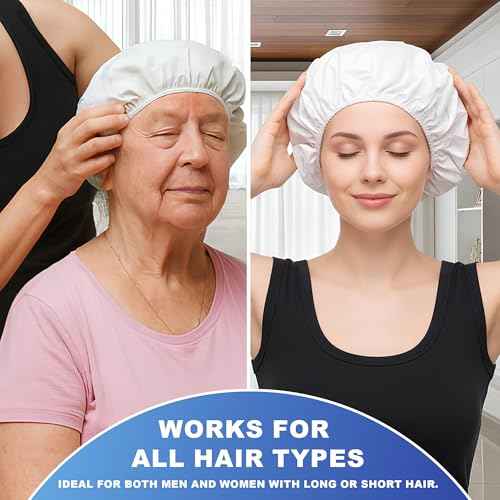 MedVance No Rinse Shampoo Cap | Rinse Free Shower Cap that Shampoos & Conditions | PH Balanced & Hypoallergenic Waterless Hair Wash | 3 Pack