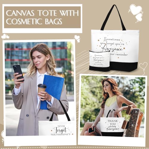 Abbylike 48 Pcs Employee Appreciation Gift Thank You Tote Bags for Women Vet Tech Week Teacher Coworker Staff Nurse