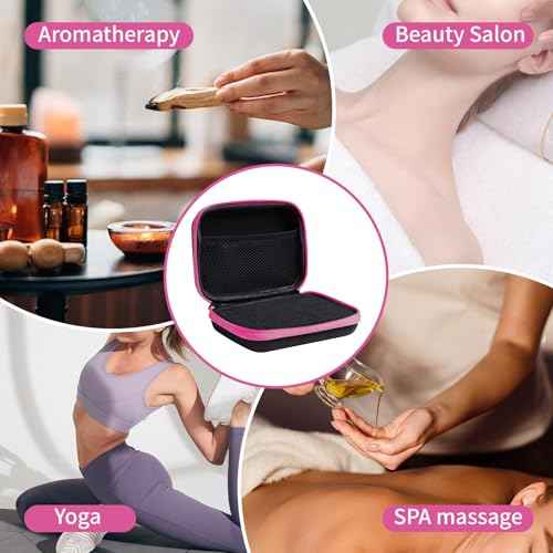 Essential Oil Storage Holder Organizer Carrying Case, Essential Oils Box Holds 30 Bottles 1ml- 3ml Bottle Travel Storage Organizer Bag for doTERRA & Young Living (Box Only)