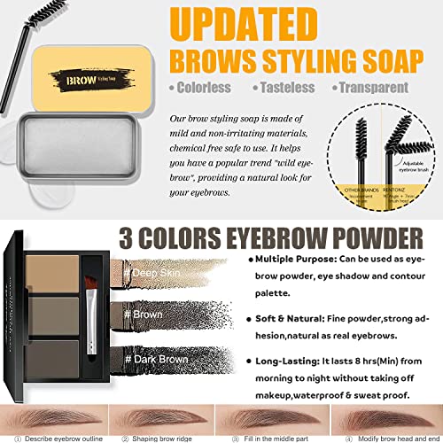 All in One Makeup Kit for Women Full Kit,Travel Make Up Gift Set for Women Teens Girls, Includes Eyeshadow,CC,Foundation,Lipstick,Mascara,Brush,Sponge,Brow Powder & Soap,Eyeliner,Primer,Contour,Bag
