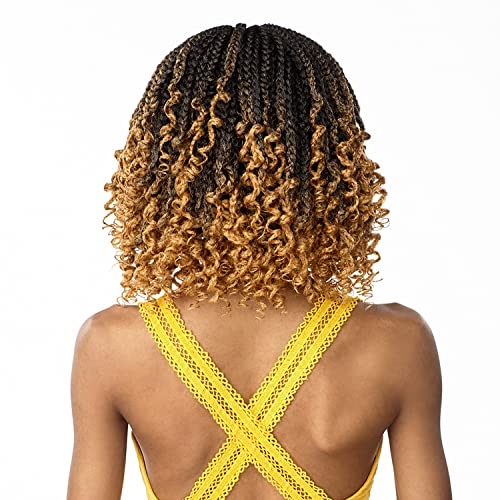 Sensationnel Cloud 9 Swiss Lace Wig 4X4 Lace Parting Feed-In Box Braid Twist 12" (T1B/27)