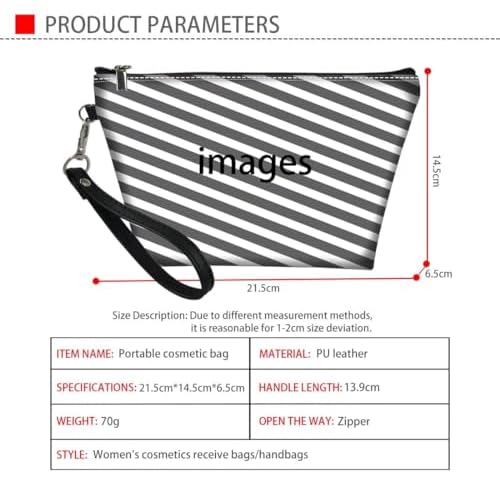 GIFTPUZZ Women Tote Bag Women Wallet Portable Cosmetic Bag for Women Bag Set 3 Pack PU Leather Bags with Zipper
