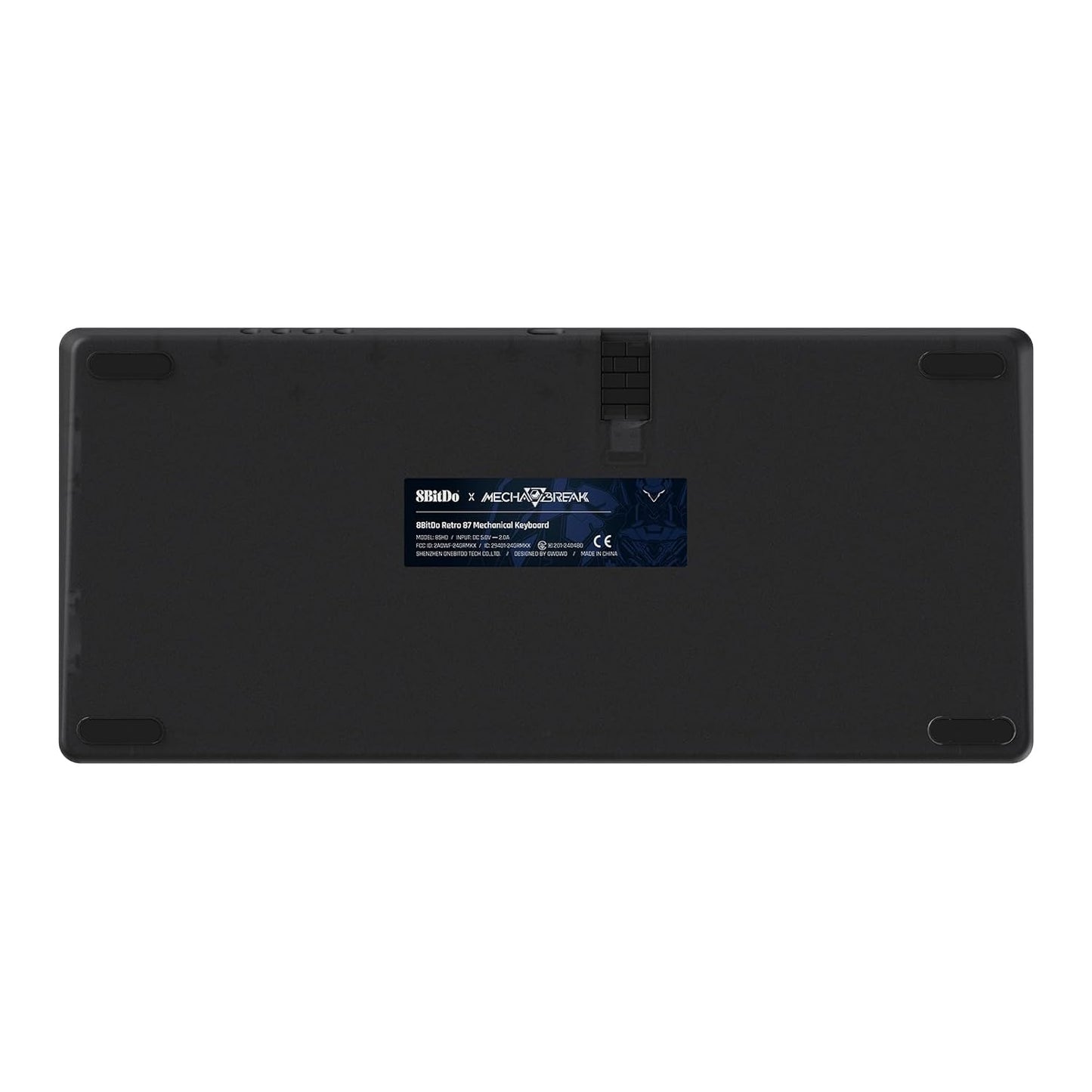 8BitDo Retro 87 Mechanical Keyboard with Hot-Swappable Kailh Switches, RGB Backlight, Programmable Buttons, Wireless 2.4G/Bluetooth/USB-C for Windows and Android - Mecha Break: Panther