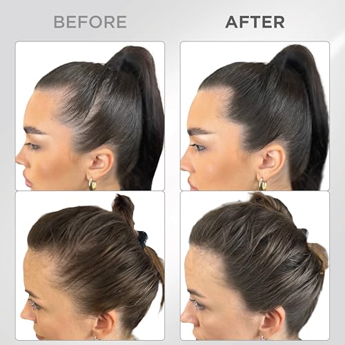 THICK FIBER Root Touch Up Powder - Water & Sweat Resistant Hair Loss Concealer Set for Thinning Hair Women, Includes Brush (Dark Brown)