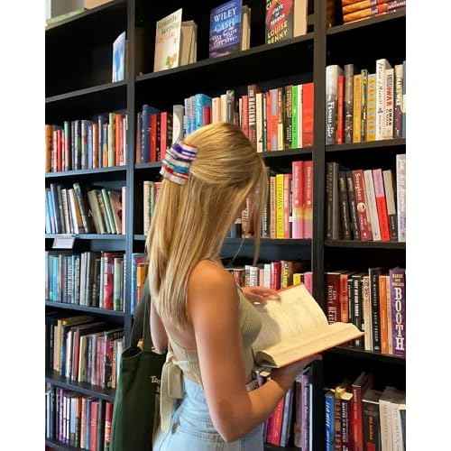 Book Hair Claw Clips for Women Girls, Funny Back to School Hair Clips Teachers Claw Clip Cute Hair Accessories for Teacher Students Appreciation Gifts