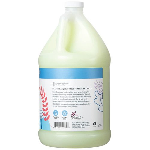 Ginger Lily Farms Island Tranquility Body Wash + Shampoo + Conditioner + (3) Pumps Bundle