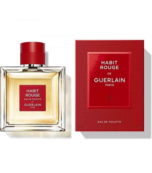 HABIT ROUGE by Guerlain EDT SPRAY 3.4 OZ