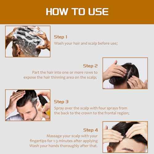 100ml 5% Minoxidil Spray with Biotin - Regrowth Treatment for Men & Women, Promotes Thicker, Stronger, Fuller Hair, Prevents Hair Loss, Minoxidil for Men Hair & Beard, Minoxidil for Women Hair Growth