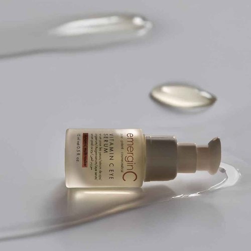 emerginC Vitamin C Eye Serum 12% - Gentle Eye Serum with Chamomile + Grape Seed Extract to Target the Appearance of Fine Lines, Puffiness + Pigmentation (0.5 oz, 15 ml)