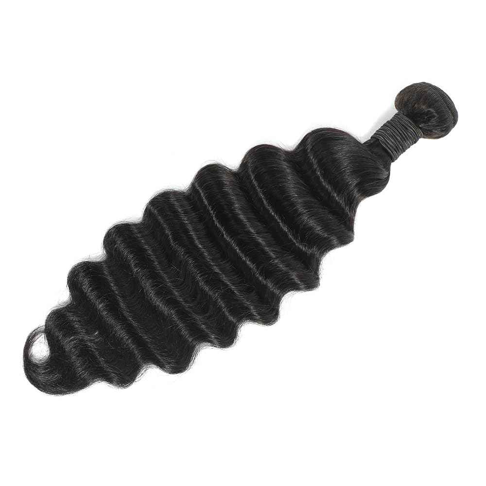 20 22 24 Inch Human Hair Bundles Loose Deep Wave 3 Bundles/Lot 12A Grade 100% Unprocessed Brazilian Virgin Hair Weave Bundles Double Weft For Black Women