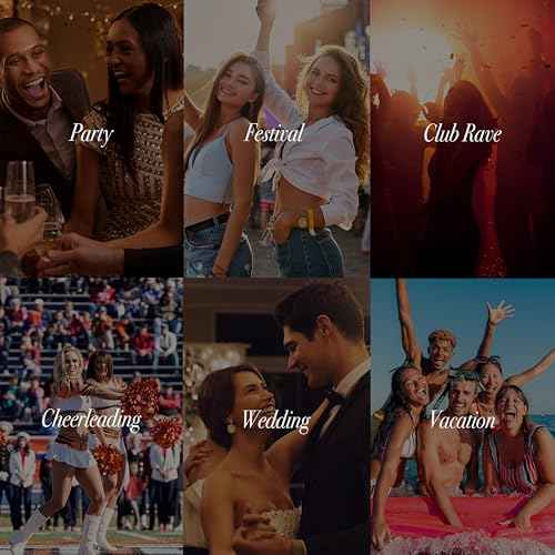 SECRET OF PHARAOH Egyptian Diamond Glitter Mist - Gold 2.37fl.oz | Hair, Face & Body Spray | Long-Lasting Quick-Dry Shimmer for Festivals, Raves, Clothes & Travel Essentials