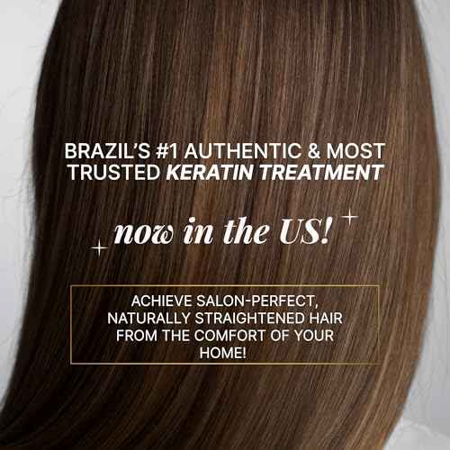 FASHION GOLD, Keratin Hair Treatment, 6 USES per Bottle, Keratina para Alisar el Pelo, Alisado Brasile?o Keratina Permanente, Alisados Organicos SIN FORMOL, Nanoplastia, 300 grs