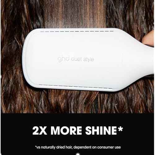 ghd Duet Style - 2-in-1 Flat Iron Hair Straightener + Hair Dryer in One Tool | Transform Hair from Wet to Styled with No Heat Damage | Blow Dry with No Fizz | 2X More Shine