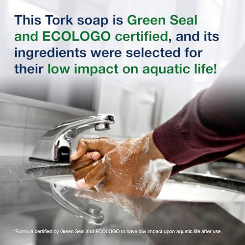 Tork Clarity Hand Soap Foam S4, 99% of Ingredients are of Natural Origin, 6 x 1L, 401800