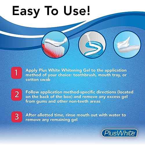 Plus White Speed Whitening Gel - Works in 5 Minutes - Professional Teeth Whitening w/Dentist Approved Ingredient (2 oz, Pack of 2)