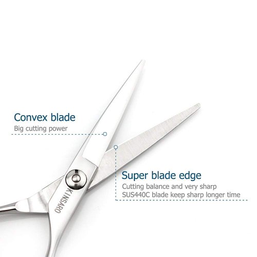 5.5 INCH hair scissors hair cutting shears for cut hair and 6 INCH hair thinning scissors 440C Kinsaro