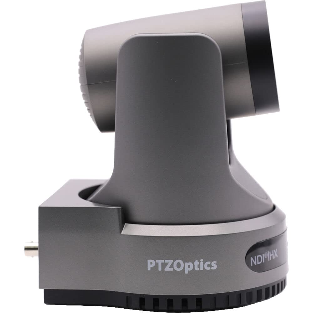 2 x PTZOptics Move 4K SDI/HDMI/USB/IP PTZ Camera with 20x Optical Zoom (Gray) (PT20X-4K-GY-G3) + Cleaning Kit and Color Wire Ties Bundle