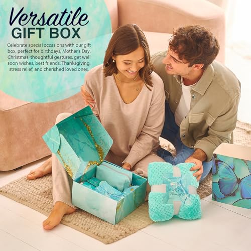 11 Pcs Spa Gift Basket for Women ? Luxury Bath Set with Shower Steamers, Water Tumbler, Fuzzy Socks & More ? Relaxing Pamper Kit for Birthday, Mother¡¯s Day & Self Care Gifts