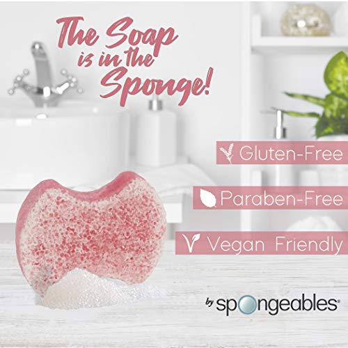 Spongables Pedi Scrub Foot Exfoliating 20+ Wash Sponge, Lavender, 1 Count
