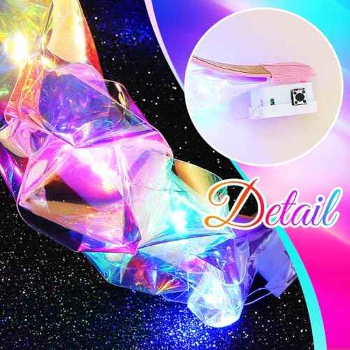 GORTIN Light up Headband LED Glow Halloween Costume Headpiece Rave Hair Accessories for Women