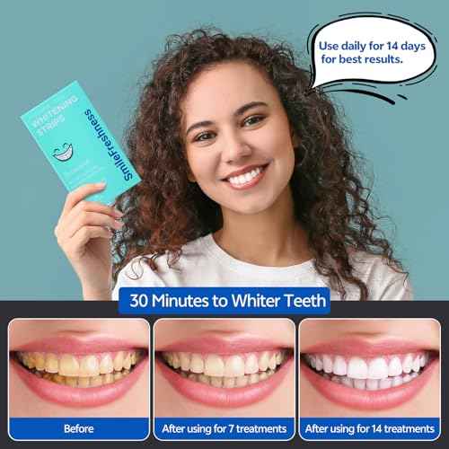 Teeth Whitening Strips, 14-Day Treatments Clinically Proven for Visible & Affordable Teeth Whitening, Enamel Care Whitening, Reduced Sensitivity Formula, Coconut.
