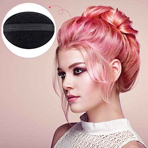 WILLBOND 14 Pcs Hair Bump Sponge Volume Hair Bases Set Bump it Accessory for Volume Insert Styling Tools up Combs Clips Sponge Bun Updo Accessories for Women DIY Hairstyles