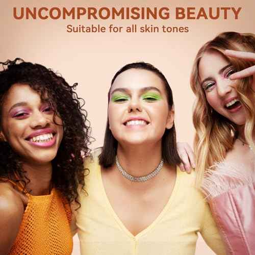 OPHIR Airbrush Makeup, Air Brush Kit with Air Compressor, 7x30ml Airbrush Foundation, 13x10ml Airbrush Blush Eyeshadow, Concealer & Loose Powder for Movie Stage Wedding Party Spray Makeup Airbrush