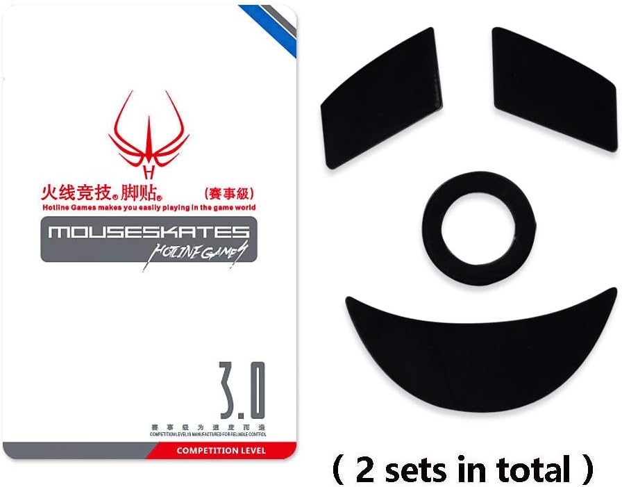 2 Sets Mouse Skates & Mouse Feet & Mice Feet & mouseskates for Razer Lancehead Tournament Edition TE Ambidextrous Gaming Mouse
