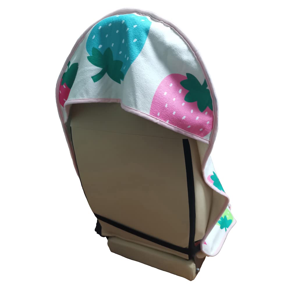 LoyaGour Car Seat Cover Protector Front Seats,for Gym Workout,Running,Swimming,Beach and Hiking,Waterproof Sweat Towel Bucket Seat Covers for Cars SUV Trucks (Strawberry, 1Pcs)