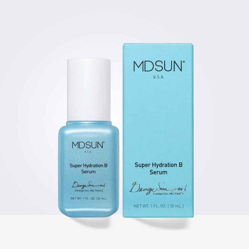 MDSUN Super Hydration B Serum, Face Serum, Antioxidant & Anti-Aging Formula, Best to Hydrate, Moisturize & Reduce Lines, Wrinkles, Uneven skin tone 30mL