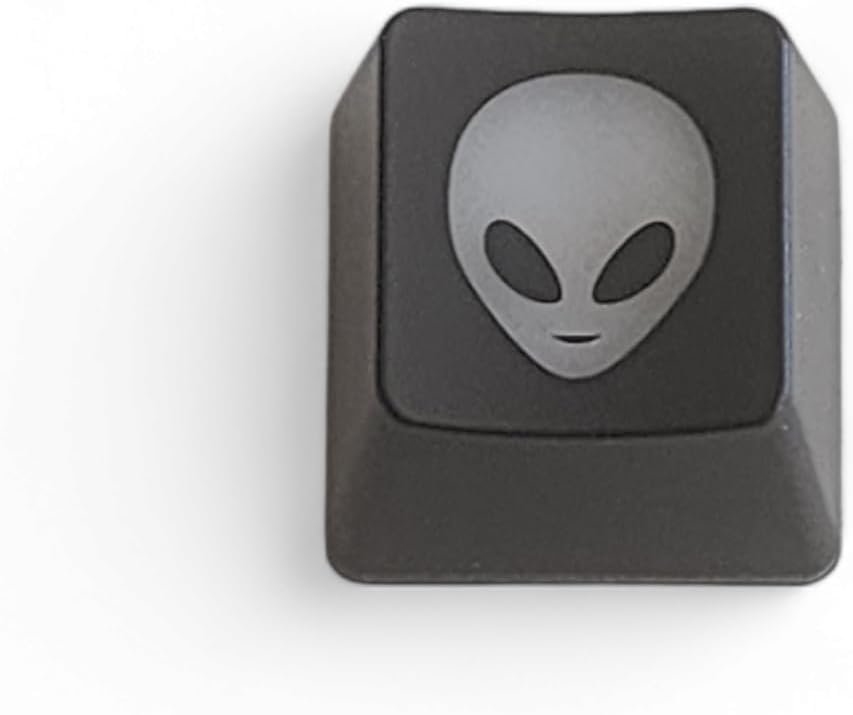 Alien Backlit Keycap Set - Custom kecaps for Cherry MX Mechanical Keyboard, SA Profile, R4 Keycaps, Translucent Backlight, PC Gaming Gifts, Personalized Keycap (Alien/Escape Key)