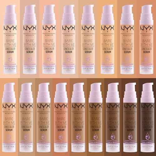 NYX PROFESSIONAL MAKEUP Bare With Me Concealer Serum, Concealer Makeup For Up To 24Hr Hydration - Light
