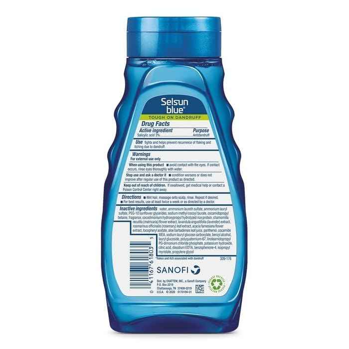 3 Set Selsun Blue Naturals Itchy Dry Scalp Anti-Dandruff Shampoo, 11 fl. oz, Extra-Hydrating Formula Plus Vitamins B5 & E