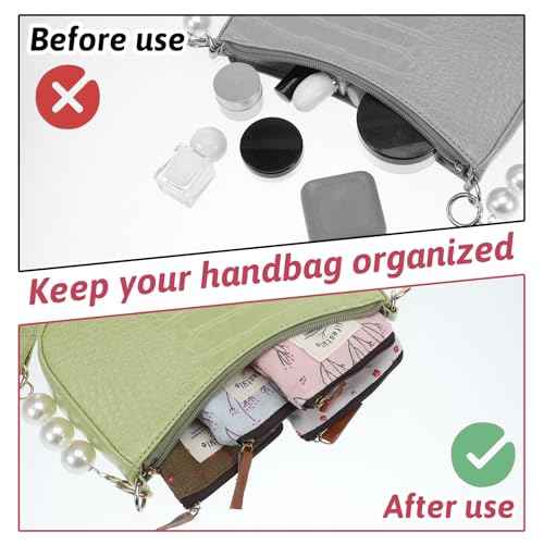 Mini Makeup Bag, 4 Pcs Linen Floral Small Makeup Bag for Purse Portable Small Zipper Pouch Cute Fabric Mini Cosmetic Bags for Women Girls Home Travel Lipstick Coin Cards Storage (4 Style)