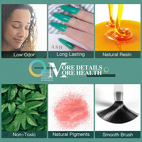 RSTYLE Gel Nail Polish Starter Kit with U V Light, 10 Colors Glitter Green Red Gold Yellow Gel Polish Kit with Base and Top Coat Manicure Tools for Home Nail Salon 5ML Tiny Bottle - Playful Life