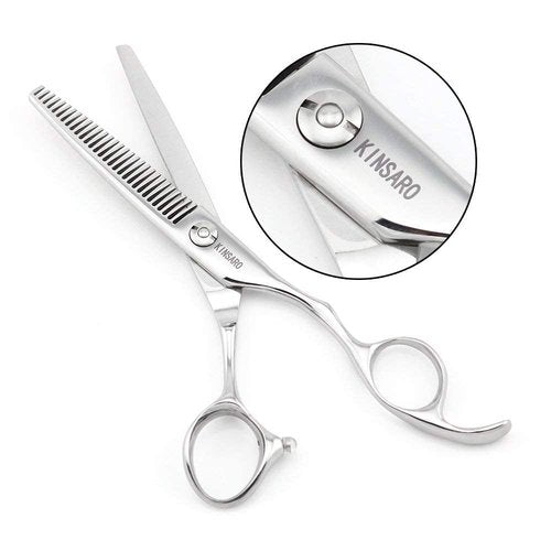 6 INCH Hair Scissors Hair Cutting Shears and 6 INCH Hair Thinning Scissors Professional 440C Kinsaro