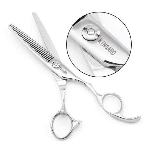 6 INCH Hair Scissors Hair Cutting Shears and 6 INCH Hair Thinning Scissors Professional 440C Kinsaro