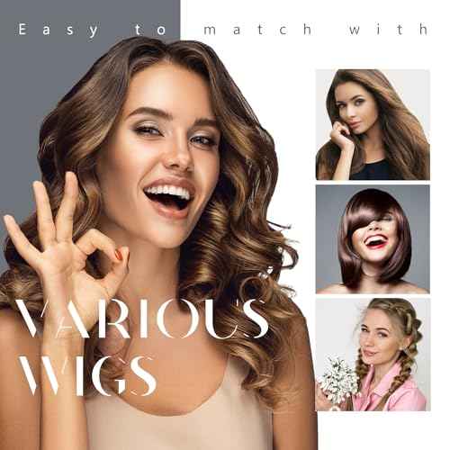 Dreamlover Wig Grip Bands, Headband for Keeping Wigs in Place, Tan, 2 Pieces