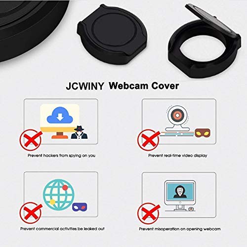 2 Pack Universal Webcam Cover, Desktop Computer External Webcam Lens Covers Shutter Cap Hood, Streaming Web Camera Privacy Cover Clip Compatible with Logitech HD Pro Webcam C270/C615/C920/C930e/C922X
