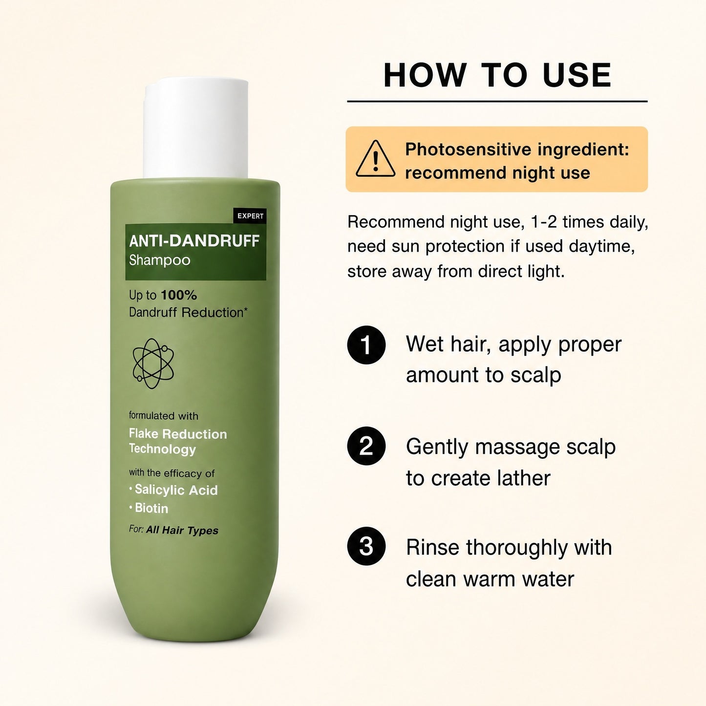 Gentle Refreshing Shampoo 300ML - Softening & Soothing Hair Care