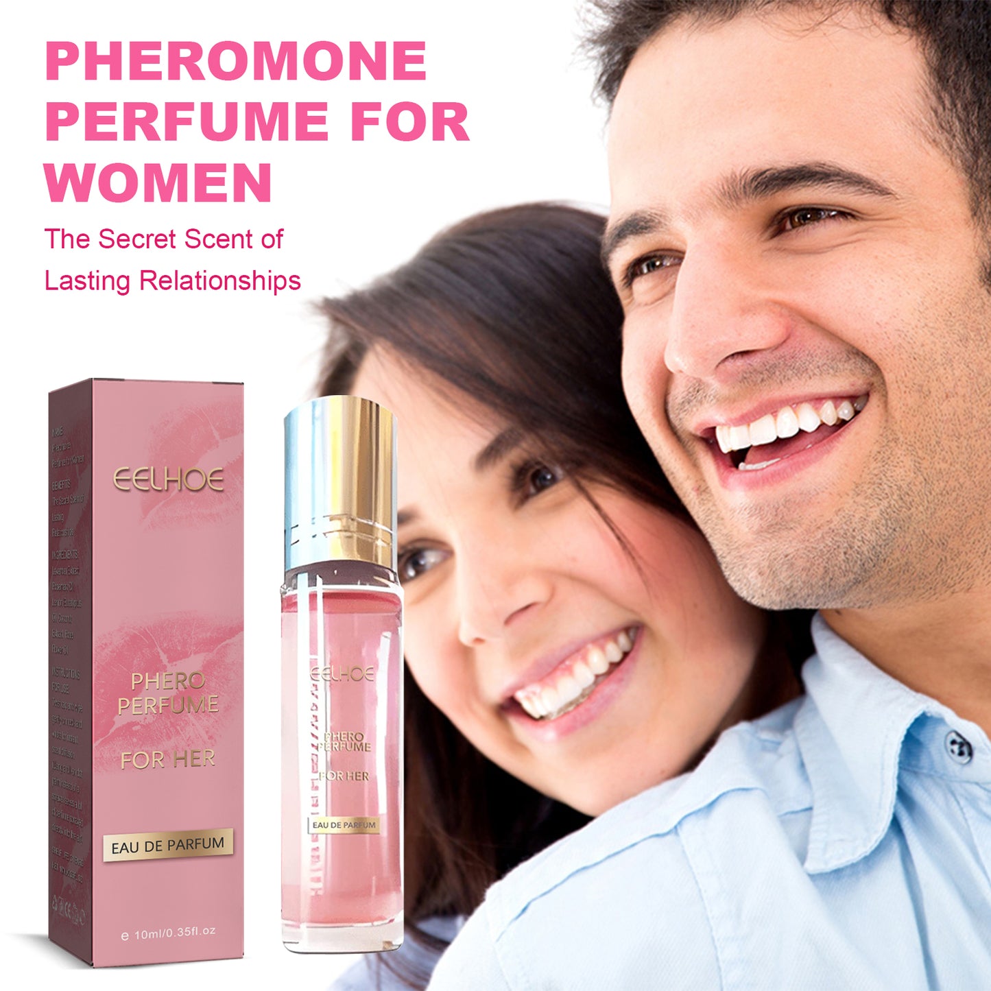 Natural Floral Eau De Toilette - Long-Lasting Roll-On Perfume for Women
