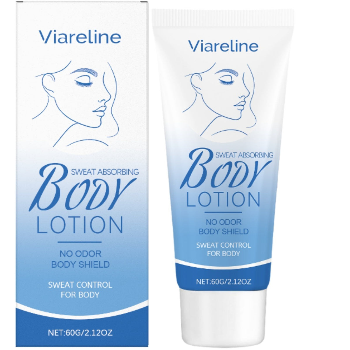 Body Anti Sweating Cream - 60G Deodorant for Excess Perspiration
