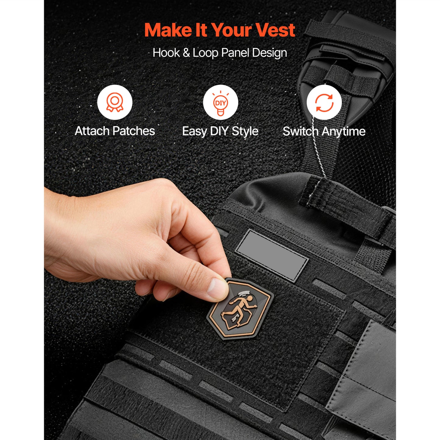 Weighted Vest for Exercise and Strength Training with Shoulder Padding
