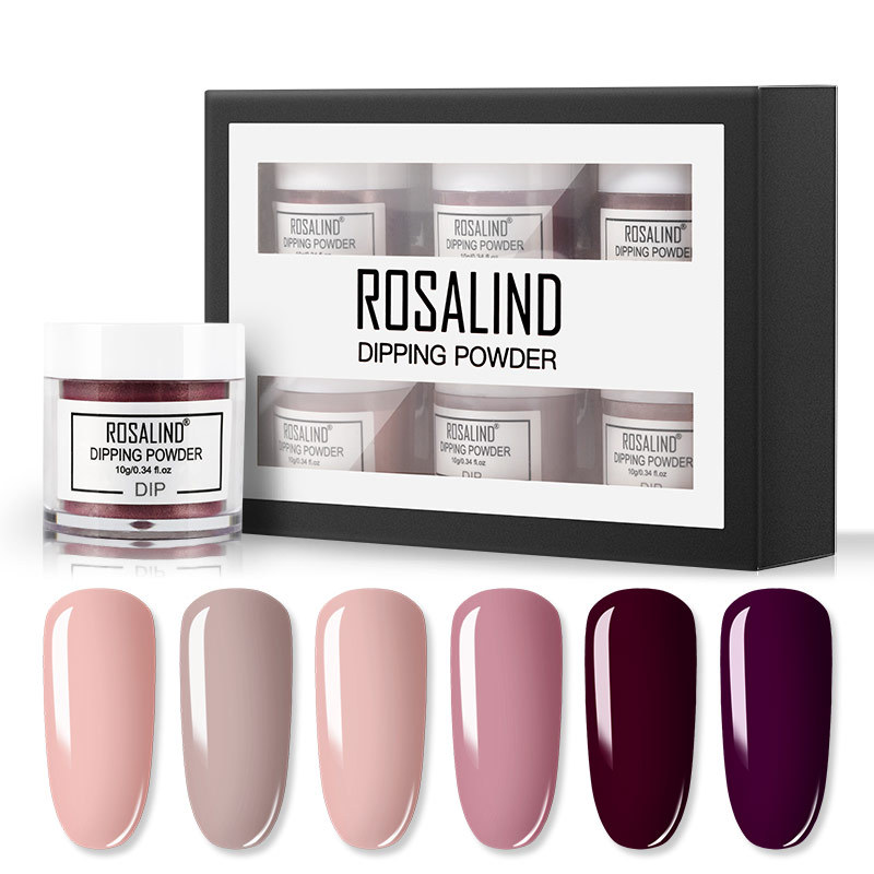 Nail Art Glitter Powder Set - Moisturizing & Bake-Free