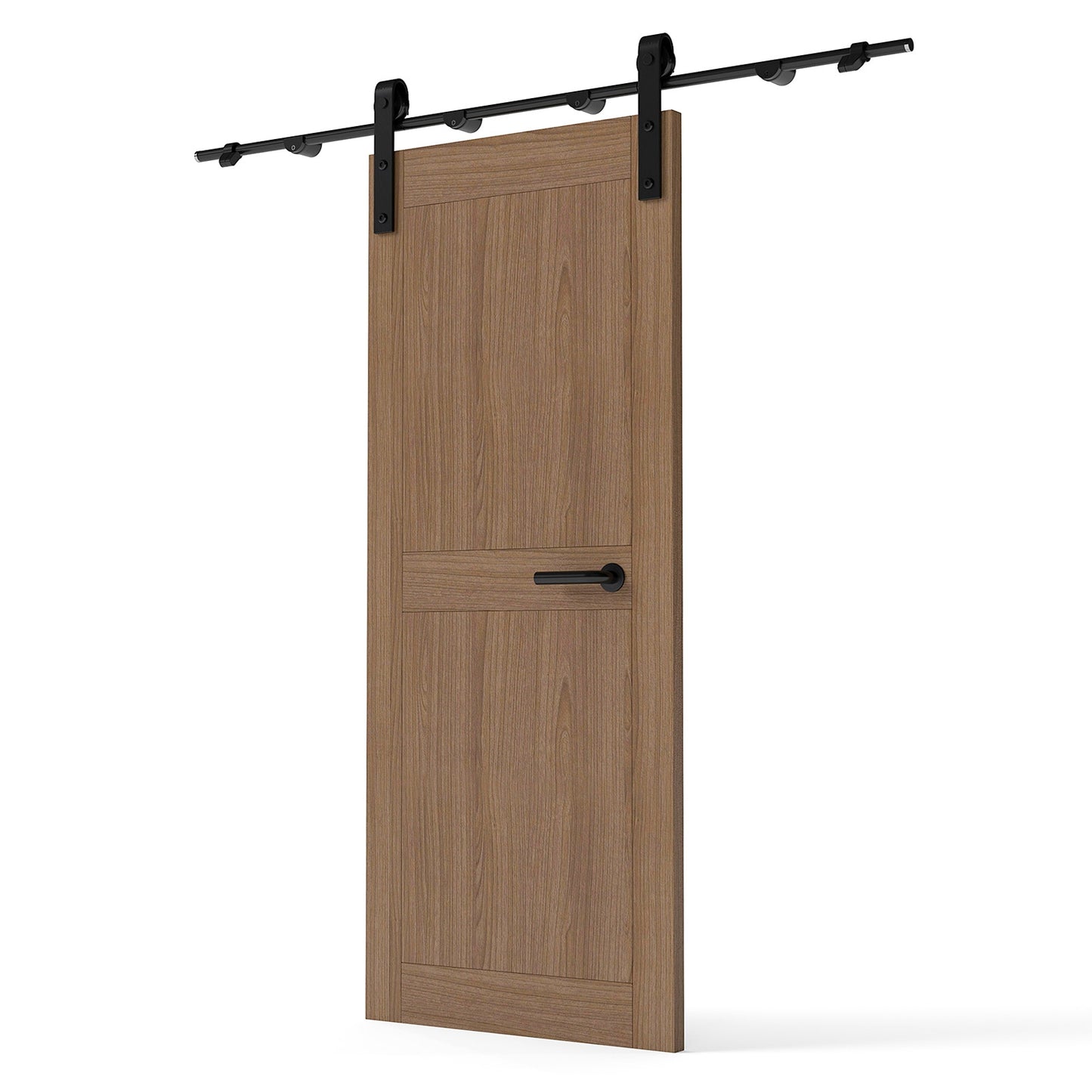 6.6FT Sliding Barn Door Hardware Kit Smoothly And Quietly Track With