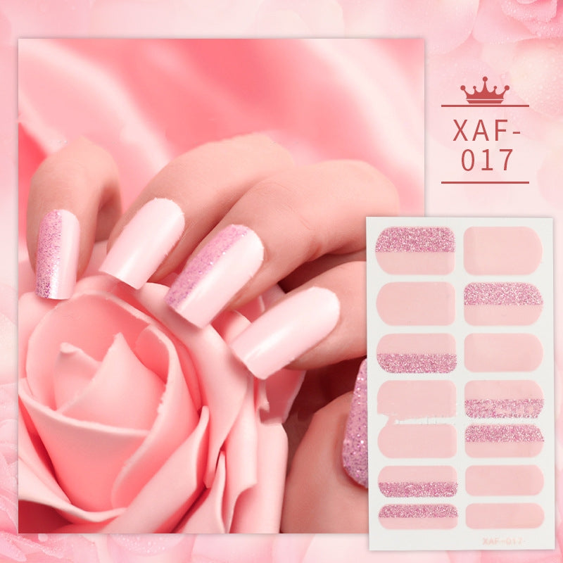 Nail Art Diamond Nail Stickers Set - Assorted Styles for Manicure Decoration